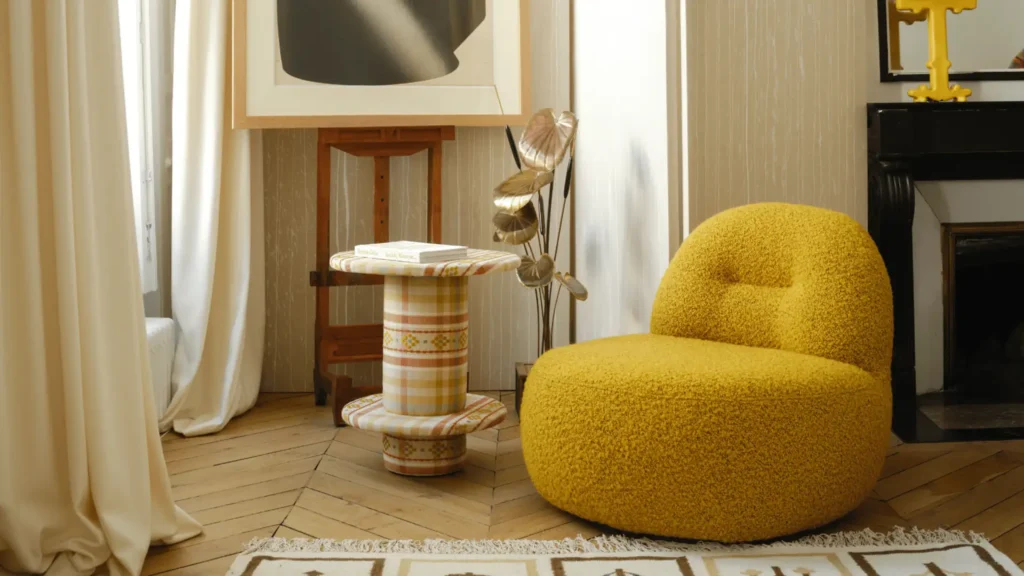 Fauteuil RIMA opio jaune